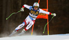 Ralph Weber of Switzerland skiing in the men downhill race of the Audi FIS Alpine skiing World cup in Val Gardena, Italy. Men downhill race of the Audi FIS Alpine skiing World cup, was held on Saslong course in Val Gardena, Italy, on Saturday, 17th of December 2016.
