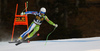 Rok Perko of Slovenia skiing in the men downhill race of the Audi FIS Alpine skiing World cup in Val Gardena, Italy. Men downhill race of the Audi FIS Alpine skiing World cup, was held on Saslong course in Val Gardena, Italy, on Saturday, 17th of December 2016.
