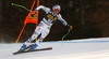 Thomas Dressen of Germany skiing in the men downhill race of the Audi FIS Alpine skiing World cup in Val Gardena, Italy. Men downhill race of the Audi FIS Alpine skiing World cup, was held on Saslong course in Val Gardena, Italy, on Saturday, 17th of December 2016.
