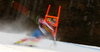 Bryce Bennett of USA skiing in the men downhill race of the Audi FIS Alpine skiing World cup in Val Gardena, Italy. Men downhill race of the Audi FIS Alpine skiing World cup, was held on Saslong course in Val Gardena, Italy, on Saturday, 17th of December 2016.
