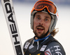 Andreas Romar of Finland reacts in the finish of the men downhill race of the Audi FIS Alpine skiing World cup in Val Gardena, Italy. Men downhill race of the Audi FIS Alpine skiing World cup, was held on Saslong course in Val Gardena, Italy, on Saturday, 17th of December 2016.
