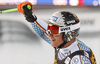 Thomas Dressen of Germany reacts in the finish of the men downhill race of the Audi FIS Alpine skiing World cup in Val Gardena, Italy. Men downhill race of the Audi FIS Alpine skiing World cup, was held on Saslong course in Val Gardena, Italy, on Saturday, 17th of December 2016.
