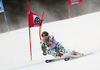 Marcel Hirscher of Austria skiing in the first run of the men giant slalom race of the Audi FIS Alpine skiing World cup in Alta Badia, Italy. Men giant slalom race of the Audi FIS Alpine skiing World cup, was held on Gran Risa course in Alta Badia, Italy, on Sunday, 18th of December 2016.
