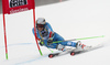 Henrik Kristoffersen of Norway skiing in the first run of the men giant slalom race of the Audi FIS Alpine skiing World cup in Alta Badia, Italy. Men giant slalom race of the Audi FIS Alpine skiing World cup, was held on Gran Risa course in Alta Badia, Italy, on Sunday, 18th of December 2016.
