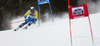 Andre Myhrer of Sweden skiing in the first run of the men giant slalom race of the Audi FIS Alpine skiing World cup in Alta Badia, Italy. Men giant slalom race of the Audi FIS Alpine skiing World cup, was held on Gran Risa course in Alta Badia, Italy, on Sunday, 18th of December 2016.
