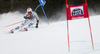 Stefan Luitz of Germany skiing in the first run of the men giant slalom race of the Audi FIS Alpine skiing World cup in Alta Badia, Italy. Men giant slalom race of the Audi FIS Alpine skiing World cup, was held on Gran Risa course in Alta Badia, Italy, on Sunday, 18th of December 2016.
