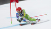 Zan Kranjec of Slovenia skiing in the first run of the men giant slalom race of the Audi FIS Alpine skiing World cup in Alta Badia, Italy. Men giant slalom race of the Audi FIS Alpine skiing World cup, was held on Gran Risa course in Alta Badia, Italy, on Sunday, 18th of December 2016.
