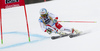 Gino Caviezel of Switzerland skiing in the first run of the men giant slalom race of the Audi FIS Alpine skiing World cup in Alta Badia, Italy. Men giant slalom race of the Audi FIS Alpine skiing World cup, was held on Gran Risa course in Alta Badia, Italy, on Sunday, 18th of December 2016.
