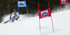 Samu Torsti of Finland skiing in the first run of the men giant slalom race of the Audi FIS Alpine skiing World cup in Alta Badia, Italy. Men giant slalom race of the Audi FIS Alpine skiing World cup, was held on Gran Risa course in Alta Badia, Italy, on Sunday, 18th of December 2016.
