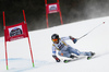 Samu Torsti of Finland skiing in the first run of the men giant slalom race of the Audi FIS Alpine skiing World cup in Alta Badia, Italy. Men giant slalom race of the Audi FIS Alpine skiing World cup, was held on Gran Risa course in Alta Badia, Italy, on Sunday, 18th of December 2016.
