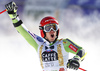 Fourth placed Zan Kranjec of Slovenia reacts in finish of the second run of the men giant slalom race of the Audi FIS Alpine skiing World cup in Alta Badia, Italy. Men giant slalom race of the Audi FIS Alpine skiing World cup, was held on Gran Risa course in Alta Badia, Italy, on Sunday, 18th of December 2016.
