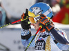 Felix Neureuther of Germany reacts in finish of the second run of the men giant slalom race of the Audi FIS Alpine skiing World cup in Alta Badia, Italy. Men giant slalom race of the Audi FIS Alpine skiing World cup, was held on Gran Risa course in Alta Badia, Italy, on Sunday, 18th of December 2016.
