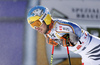 Felix Neureuther of Germany reacts in finish of the second run of the men giant slalom race of the Audi FIS Alpine skiing World cup in Alta Badia, Italy. Men giant slalom race of the Audi FIS Alpine skiing World cup, was held on Gran Risa course in Alta Badia, Italy, on Sunday, 18th of December 2016.
