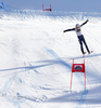 Third placed Florian Eisath of Italy skiing in the second run of the men giant slalom race of the Audi FIS Alpine skiing World cup in Alta Badia, Italy. Men giant slalom race of the Audi FIS Alpine skiing World cup, was held on Gran Risa course in Alta Badia, Italy, on Sunday, 18th of December 2016.
