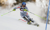 Veronika Velez Zuzulova of Slovakia skiing in the first run of the women slalom race of the Audi FIS Alpine skiing World cup in Zagreb, Croatia. Women Snow Queen trophy slalom race of the Audi FIS Alpine skiing World cup, was held on Sljeme above Zagreb, Croatia, on Tuesday, 3rd of January 2017.
