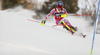 Mikaela Shiffrin of USA skiing in the first run of the women slalom race of the Audi FIS Alpine skiing World cup in Zagreb, Croatia. Women Snow Queen trophy slalom race of the Audi FIS Alpine skiing World cup, was held on Sljeme above Zagreb, Croatia, on Tuesday, 3rd of January 2017.
