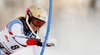 Michelle Gisin of Switzerland skiing in the first run of the women slalom race of the Audi FIS Alpine skiing World cup in Zagreb, Croatia. Women Snow Queen trophy slalom race of the Audi FIS Alpine skiing World cup, was held on Sljeme above Zagreb, Croatia, on Tuesday, 3rd of January 2017.
