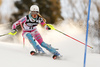 Resi Stiegler of USA skiing in the first run of the women slalom race of the Audi FIS Alpine skiing World cup in Zagreb, Croatia. Women Snow Queen trophy slalom race of the Audi FIS Alpine skiing World cup, was held on Sljeme above Zagreb, Croatia, on Tuesday, 3rd of January 2017.
