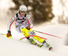 Lena Duerr of Germany skiing in the first run of the women slalom race of the Audi FIS Alpine skiing World cup in Zagreb, Croatia. Women Snow Queen trophy slalom race of the Audi FIS Alpine skiing World cup, was held on Sljeme above Zagreb, Croatia, on Tuesday, 3rd of January 2017.
