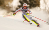 Christina Geiger of Germany skiing in the first run of the women slalom race of the Audi FIS Alpine skiing World cup in Zagreb, Croatia. Women Snow Queen trophy slalom race of the Audi FIS Alpine skiing World cup, was held on Sljeme above Zagreb, Croatia, on Tuesday, 3rd of January 2017.
