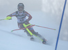Kristine Gjelsten Haugen of Norway skiing in the first run of the women slalom race of the Audi FIS Alpine skiing World cup in Zagreb, Croatia. Women Snow Queen trophy slalom race of the Audi FIS Alpine skiing World cup, was held on Sljeme above Zagreb, Croatia, on Tuesday, 3rd of January 2017.
