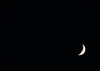 Moon seen from the finish are of the second run of the women slalom race of the Audi FIS Alpine skiing World cup in Zagreb, Croatia. Women Snow Queen trophy slalom race of the Audi FIS Alpine skiing World cup, was held on Sljeme above Zagreb, Croatia, on Tuesday, 3rd of January 2017.
