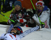 Winner Veronika Velez Zuzulova of Slovakia reacts in finish of the second run of the women slalom race of the Audi FIS Alpine skiing World cup in Zagreb, Croatia. Women Snow Queen trophy slalom race of the Audi FIS Alpine skiing World cup, was held on Sljeme above Zagreb, Croatia, on Tuesday, 3rd of January 2017.
