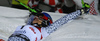 Winner Veronika Velez Zuzulova of Slovakia reacts in finish of the second run of the women slalom race of the Audi FIS Alpine skiing World cup in Zagreb, Croatia. Women Snow Queen trophy slalom race of the Audi FIS Alpine skiing World cup, was held on Sljeme above Zagreb, Croatia, on Tuesday, 3rd of January 2017.
