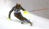 Stefano Gross of Italy skiing in the first run of the men slalom race of the Audi FIS Alpine skiing World cup in Zagreb, Croatia. Men Snow Queen trophy slalom race of the Audi FIS Alpine skiing World cup, was held on Sljeme above Zagreb, Croatia, on Thursday, 5th of January 2017.
