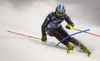 Manfred Moelgg of Italy skiing in the first run of the men slalom race of the Audi FIS Alpine skiing World cup in Zagreb, Croatia. Men Snow Queen trophy slalom race of the Audi FIS Alpine skiing World cup, was held on Sljeme above Zagreb, Croatia, on Thursday, 5th of January 2017.
