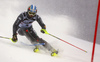 Manfred Moelgg of Italy skiing in the first run of the men slalom race of the Audi FIS Alpine skiing World cup in Zagreb, Croatia. Men Snow Queen trophy slalom race of the Audi FIS Alpine skiing World cup, was held on Sljeme above Zagreb, Croatia, on Thursday, 5th of January 2017.
