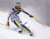 Felix Neureuther of Germany skiing in the first run of the men slalom race of the Audi FIS Alpine skiing World cup in Zagreb, Croatia. Men Snow Queen trophy slalom race of the Audi FIS Alpine skiing World cup, was held on Sljeme above Zagreb, Croatia, on Thursday, 5th of January 2017.
