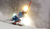 Henrik Kristoffersen of Norway skiing in the first run of the men slalom race of the Audi FIS Alpine skiing World cup in Zagreb, Croatia. Men Snow Queen trophy slalom race of the Audi FIS Alpine skiing World cup, was held on Sljeme above Zagreb, Croatia, on Thursday, 5th of January 2017.
