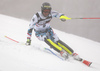 Michael Matt of Austria skiing in the first run of the men slalom race of the Audi FIS Alpine skiing World cup in Zagreb, Croatia. Men Snow Queen trophy slalom race of the Audi FIS Alpine skiing World cup, was held on Sljeme above Zagreb, Croatia, on Thursday, 5th of January 2017.
