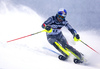 Alexis Pinturault of France skiing in the first run of the men slalom race of the Audi FIS Alpine skiing World cup in Zagreb, Croatia. Men Snow Queen trophy slalom race of the Audi FIS Alpine skiing World cup, was held on Sljeme above Zagreb, Croatia, on Thursday, 5th of January 2017.

