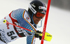 Sebastian Holzmann of Germany skiing in the first run of the men slalom race of the Audi FIS Alpine skiing World cup in Zagreb, Croatia. Men Snow Queen trophy slalom race of the Audi FIS Alpine skiing World cup, was held on Sljeme above Zagreb, Croatia, on Thursday, 5th of January 2017.
