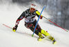 Ivica Kostelic of Croatia skiing in the first run of the men slalom race of the Audi FIS Alpine skiing World cup in Zagreb, Croatia. Men Snow Queen trophy slalom race of the Audi FIS Alpine skiing World cup, was held on Sljeme above Zagreb, Croatia, on Thursday, 5th of January 2017.
