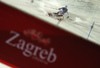 Marc Rochat of Switzerland skiing in the second run of the men slalom race of the Audi FIS Alpine skiing World cup in Zagreb, Croatia. Men Snow Queen trophy slalom race of the Audi FIS Alpine skiing World cup, was held on Sljeme above Zagreb, Croatia, on Thursday, 5th of January 2017.
