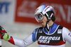 Marc Rochat of Switzerland reacts in finish of the second run of the men slalom race of the Audi FIS Alpine skiing World cup in Zagreb, Croatia. Men Snow Queen trophy slalom race of the Audi FIS Alpine skiing World cup, was held on Sljeme above Zagreb, Croatia, on Thursday, 5th of January 2017.
