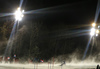 Luca Aerni of Switzerland skiing in the second run of the men slalom race of the Audi FIS Alpine skiing World cup in Zagreb, Croatia. Men Snow Queen trophy slalom race of the Audi FIS Alpine skiing World cup, was held on Sljeme above Zagreb, Croatia, on Thursday, 5th of January 2017.
