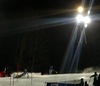 Second placed Felix Neureuther of Germany skiing in the second run of the men slalom race of the Audi FIS Alpine skiing World cup in Zagreb, Croatia. Men Snow Queen trophy slalom race of the Audi FIS Alpine skiing World cup, was held on Sljeme above Zagreb, Croatia, on Thursday, 5th of January 2017.
