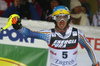 Second placed Felix Neureuther of Germany reacts in finish of the second run of the men slalom race of the Audi FIS Alpine skiing World cup in Zagreb, Croatia. Men Snow Queen trophy slalom race of the Audi FIS Alpine skiing World cup, was held on Sljeme above Zagreb, Croatia, on Thursday, 5th of January 2017.
