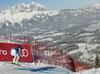 Josef Ferstl of Germany skiing in training for men downhill race of the Audi FIS Alpine skiing World cup in Kitzbuehel, Austria. Training for men downhill race of the Audi FIS Alpine skiing World cup, was held on Hahnekamm course in Kitzbuehel, Austria, on Thursday, 19th of January 2017.
