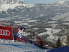 Mauro Caviezel of Switzerland skiing in training for men downhill race of the Audi FIS Alpine skiing World cup in Kitzbuehel, Austria. Training for men downhill race of the Audi FIS Alpine skiing World cup, was held on Hahnekamm course in Kitzbuehel, Austria, on Thursday, 19th of January 2017.
