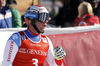 Third placed Beat Feuz of Switzerland reacts in finish of the men super-g race of the Audi FIS Alpine skiing World cup in Kitzbuehel, Austria. Men super-g race of the Audi FIS Alpine skiing World cup, was held on Hahnekamm course in Kitzbuehel, Austria, on Friday, 20th of January 2017.
