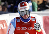 Third placed Beat Feuz of Switzerland reacts in finish of the men super-g race of the Audi FIS Alpine skiing World cup in Kitzbuehel, Austria. Men super-g race of the Audi FIS Alpine skiing World cup, was held on Hahnekamm course in Kitzbuehel, Austria, on Friday, 20th of January 2017.
