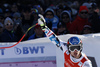 Winner Matthias Mayer of Austria reacts in finish of the men super-g race of the Audi FIS Alpine skiing World cup in Kitzbuehel, Austria. Men super-g race of the Audi FIS Alpine skiing World cup, was held on Hahnekamm course in Kitzbuehel, Austria, on Friday, 20th of January 2017.
