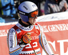  reacts in finish of the men super-g race of the Audi FIS Alpine skiing World cup in Kitzbuehel, Austria. Men super-g race of the Audi FIS Alpine skiing World cup, was held on Hahnekamm course in Kitzbuehel, Austria, on Friday, 20th of January 2017.
