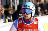 Patrick Kueng of Switzerland reacts in finish of the men super-g race of the Audi FIS Alpine skiing World cup in Kitzbuehel, Austria. Men super-g race of the Audi FIS Alpine skiing World cup, was held on Hahnekamm course in Kitzbuehel, Austria, on Friday, 20th of January 2017.
