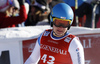 Gian Luca Barandun of Switzerland reacts in finish of the men super-g race of the Audi FIS Alpine skiing World cup in Kitzbuehel, Austria. Men super-g race of the Audi FIS Alpine skiing World cup, was held on Hahnekamm course in Kitzbuehel, Austria, on Friday, 20th of January 2017.
